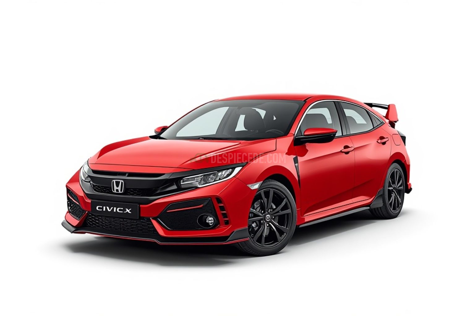 Despiece Honda CIVIC X Fastback 1.0 VTEC (126CV) 2018 rojo