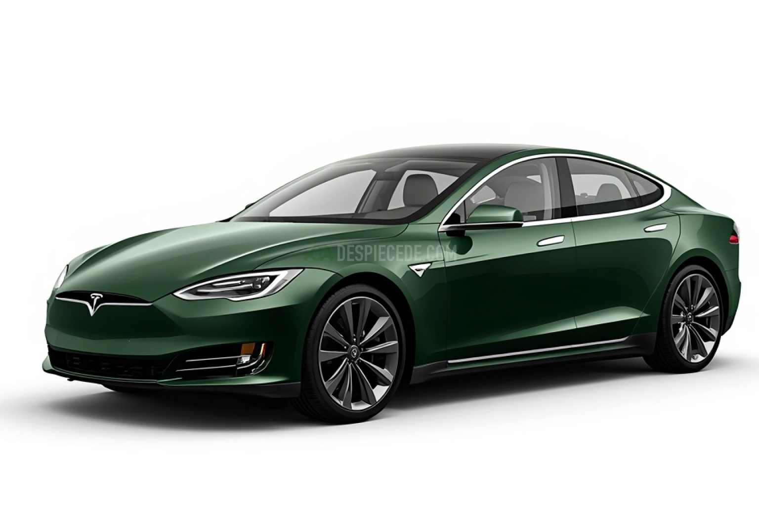 Despiece Tesla Model S 85D AWD (394 cv) 2014 verde