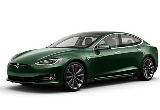 Despiece Tesla Model S 85D AWD (394 cv) 2014 verde